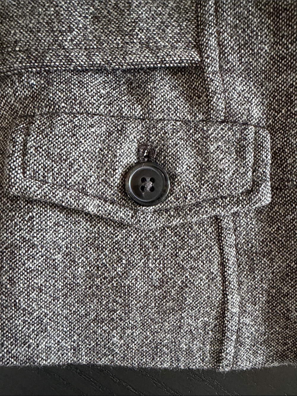 RW&CO. Women's Brown Tweed Vest with Button Front size XS - Picture 3 of 16